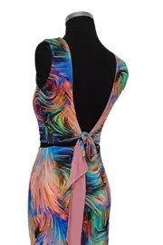 Top crop reversibile con laccio sulla schiena - blusa da tango argentino